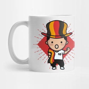 Cute Germany Football Fan // German Soccer Kawaii Cute Supporter Mug